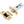 Jedo Heavy Duty Tubular Latches - 45 Degree Short Travel 64mm Brass Finish