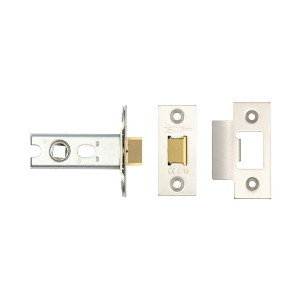 Jedo Heavy Duty Tubular Latches - 45 Degree Short Travel 64mm Satin Stainless Steel