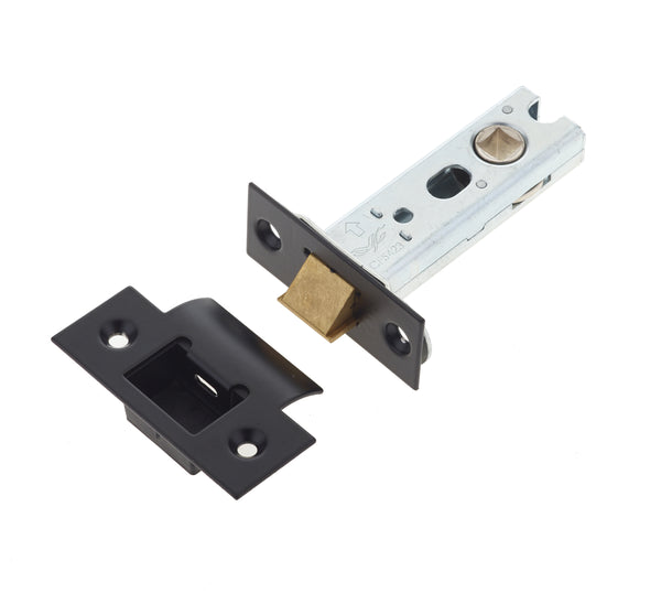 Jedo Heavy Duty Tubular Latches - 45 Degree Short Travel 76mm Black