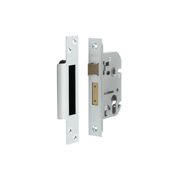 Jedo Euro Profile Sashlocks 65mm Satin Chrome