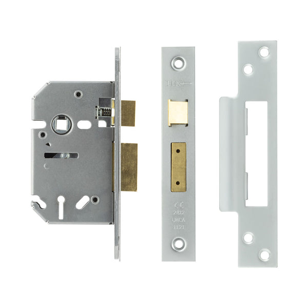 Jedo 3 Lever Sashlocks 65mm Satin Chrome