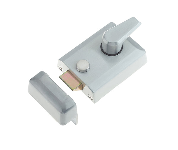Jedo Standard Stile Night Latches 90mm Satin Chrome