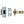 Jedo Double Sprung Tubular Latches 150mm Polished Brass / Satin Chrome