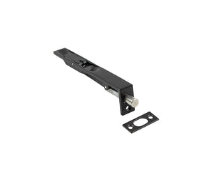 Stainless Steel Flush Bolts JMB50 Black 150mm x 20mm Square Forend