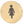 Stainless Steel Female Symbol 75mm Polished Brass