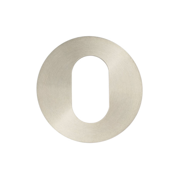 Stainless Steel Oval Profile Escutcheons Grade 304 52x5mm Satin Stainless Steel
