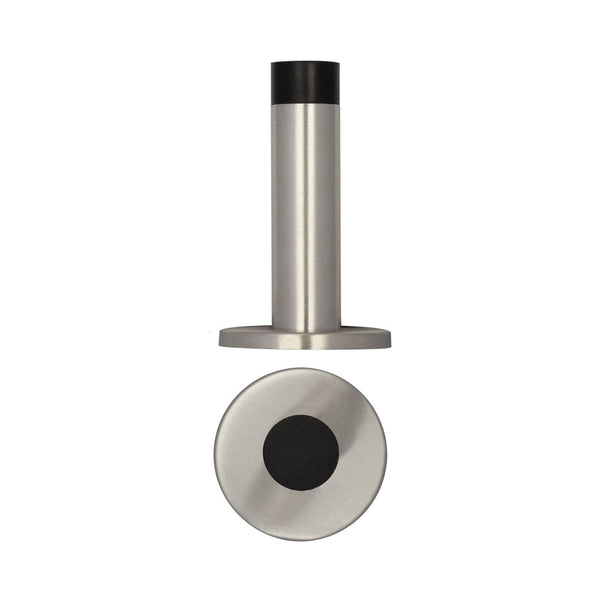 Stainless Steel Wall Mounted Door Stops 80x48mm Satin Stainless Steel