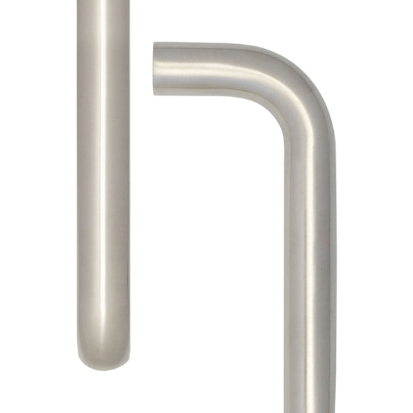 Stainless Steel 22mm D Shape Pull handles Grade 304 225x22mm Satin Stainless Steel
