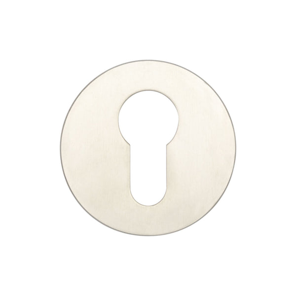 Stainless Steel Euro profile Escutcheons Grade 201 52x8mm Satin Stainless Steel