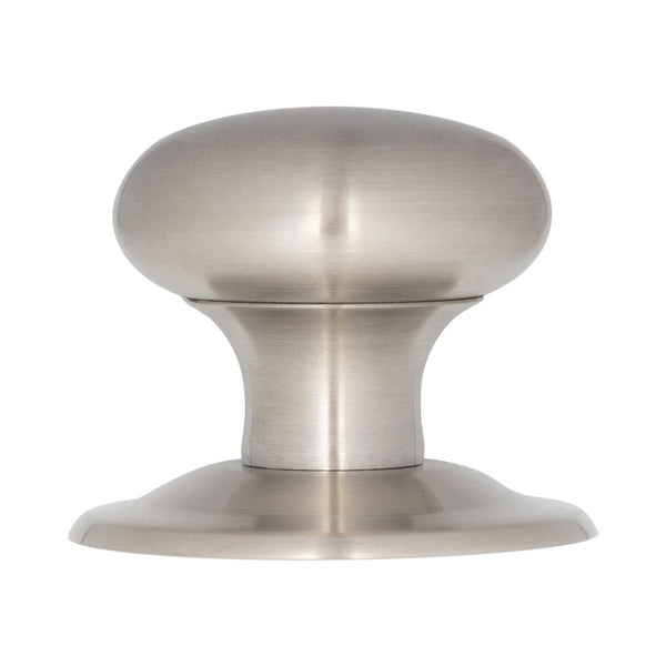 Stainless Steel Centre Door Knobs 70mm Diameter Satin Stainless Steel