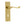 Victorian Scroll Door Handle on Lockplate Polished Brass