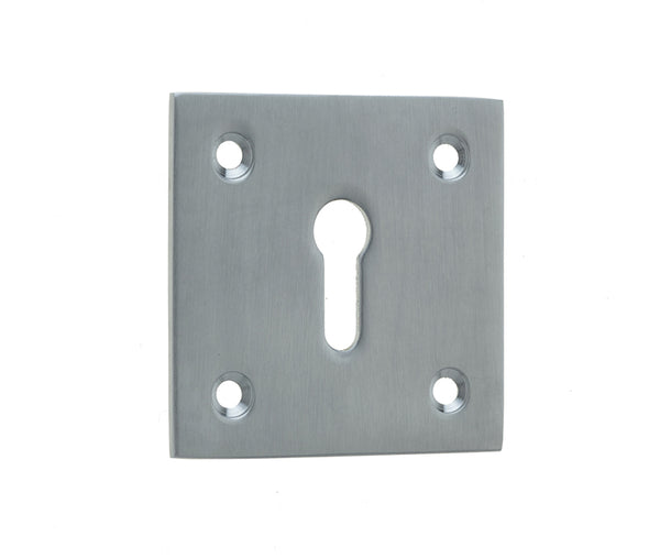 Jedo Square Open Escutcheon 50x50mm Satin Chrome