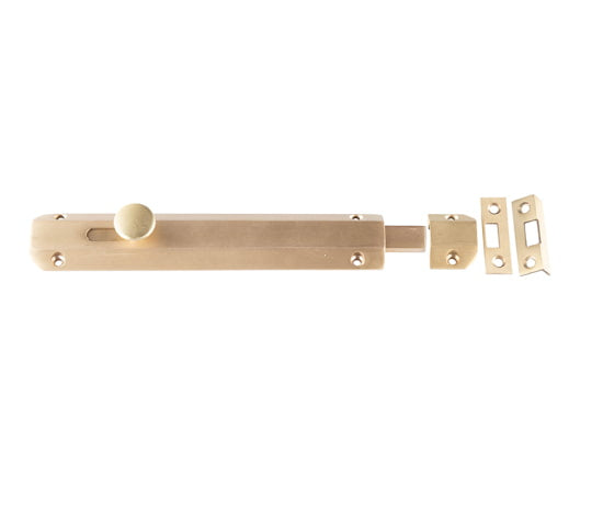 Jedo Architectural Slide Door Bolts 200x35mm Satin Brass