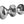 Contract Rim Door Knob Polished Chrome