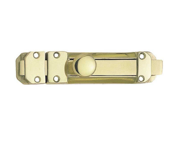 Jedo Contract Door Bolts 205x40mm Polished Brass