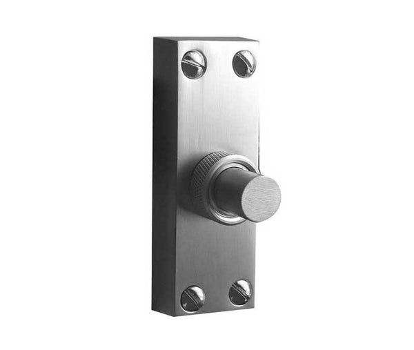 Jedo Bell Pushes 80x30mm Satin Chrome