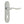 Henley Suite Door Handle on Lockplate Satin Chrome