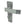 Deco Door Handle on Bathroom Plate Satin Chrome