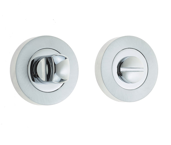 Jedo Dual Turns & Releases 50mm Round Rose no Indicator Polished Chrome / Satin Chrome