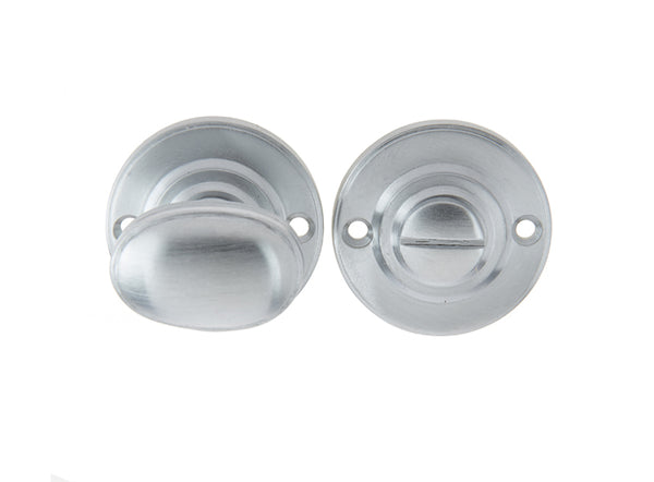 Jedo Oval Ringed Turn & Release 40mm Satin Chrome