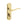 Paris Suite Door Handles on Bathroom Plate PVD Brass