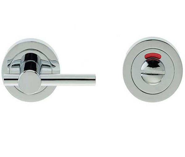 Jedo Designer Easy Turns & Releases 50mm Round Rose with Indicator 50mm Polished Chrome