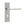 Delta Suite Door Handles on Lockplate Satin Chrome