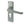 Victorian Straight Door Handles on Euro Profile Lockplate Satin Chrome