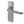 Victorian Straight Door Handles on Long Latchset Plate Satin Chrome