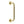 Jedo Thame Pull Handles 225x19mm Polished Brass