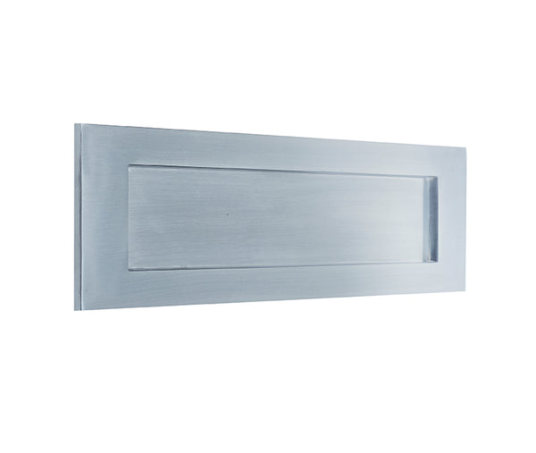 Jedo Plain Letterplates 280x90mm Satin Chrome