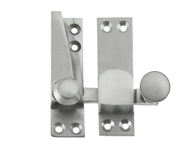 Jedo Heavy Quadrant Sash Fasteners 70x20mm Satin Chrome