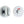 Jedo Designer Turns & Releases 50mm Round Rose with Indicator 50x10mm Polished Chrome
