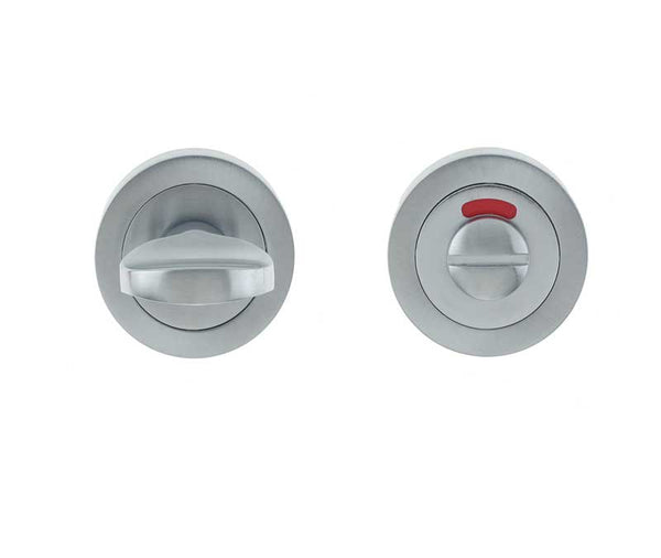 Jedo Designer Turns & Releases 50mm Round Rose with Indicator 50x10mm Satin Chrome