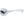 Twirl Door Handle on Rose Polished Chrome