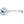 Twirl Door Handle on Rose Polished Chrome/Satin Chrome
