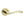 Gamma Door Handles Brass Finish