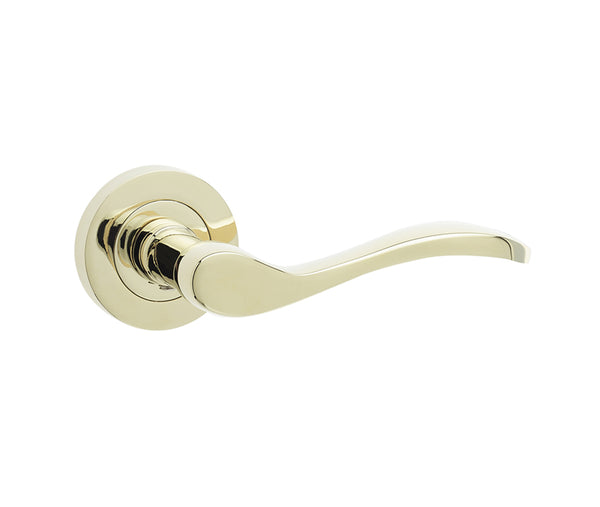Turin Door Handles Brass Finish