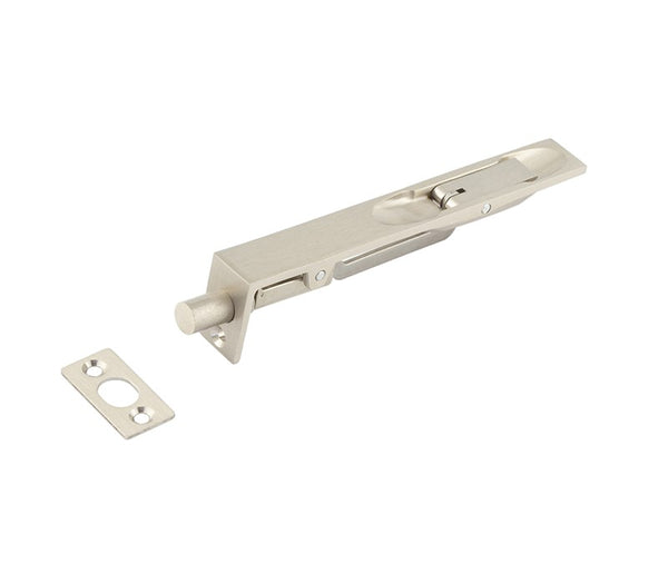Jedo Brass Lever Action Flushbolts 150x20mm Satin Nickel