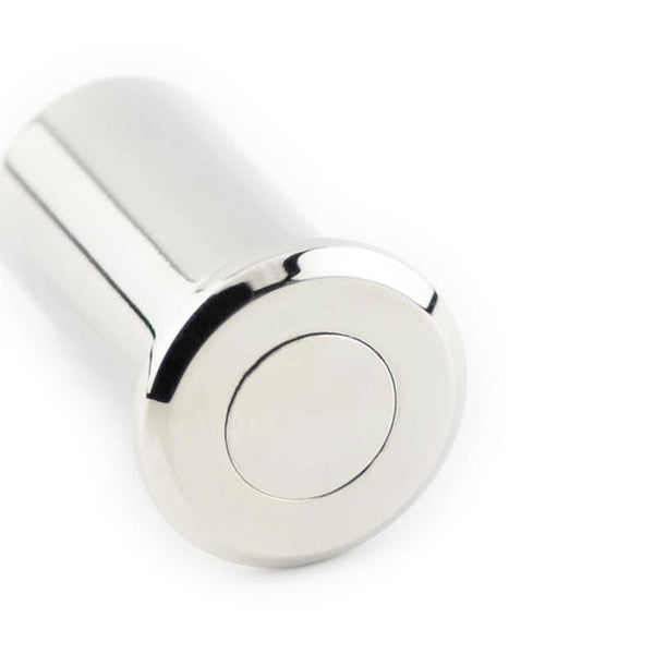 Jedo Brass Dust Proof Spring Floor Bolt Socket 25x40mm Polished Nickel