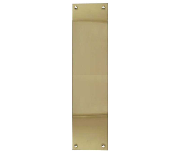 Jedo Plain Fingerplates 305x75mm Polished Brass