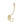 Jedo Solid Brass Hat & Coat Hook 142mm Satin Brass