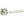 Elise Door Handle on Rose Polished Nickel