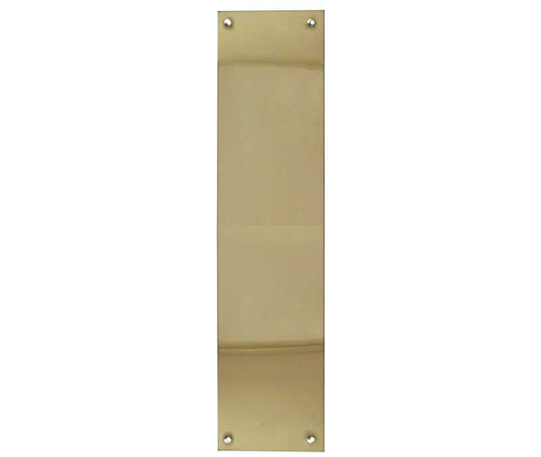 Jedo Plain Fingerplates 350x75mm Polished Brass