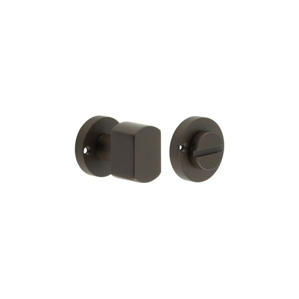 Contemporary Dark Bronze Turn & Release for Mortice Knobs