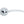 Opal Door Handle on Rose Polished Chrome