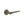Gio Door Handle in Antique Brass