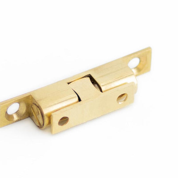Jedo Double Ball Catches 50mm Polished Brass