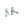 Jedo Brighton Fasteners 55mm Satin Chrome