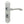Broadway Suite Door Handle on Bathroom Plate Satin Chrome